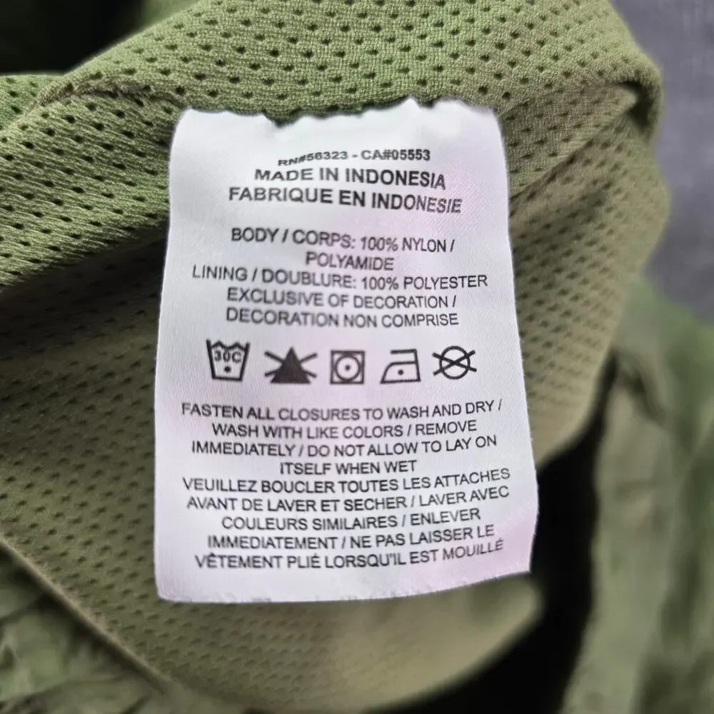 Jordan Sport Jam Warmup Pants Mens Large Olive Green Logo Nylon Track Joggers